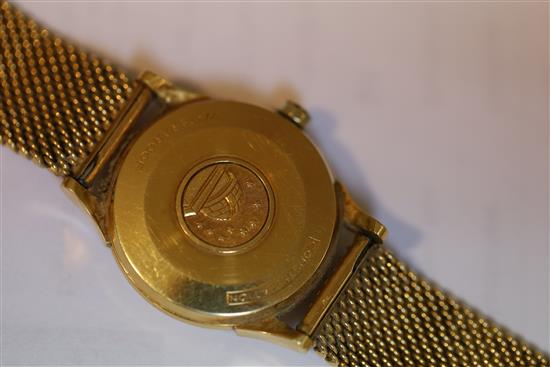 A gentlemans early 1960s 18ct gold Omega Constellation Calendar automatic wrist watch,